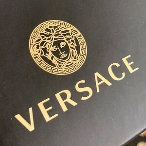 Versace black sunglasses cases